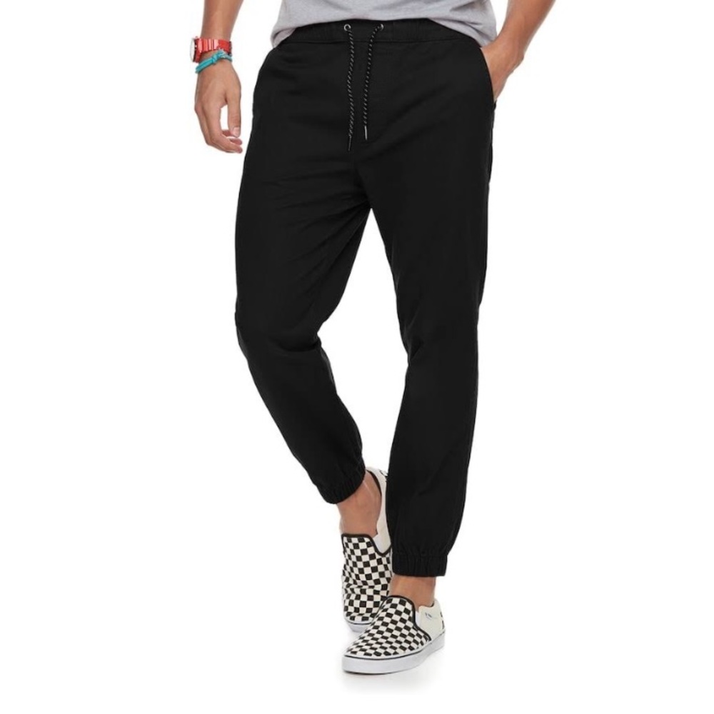 Unisex Black Jogger Pants